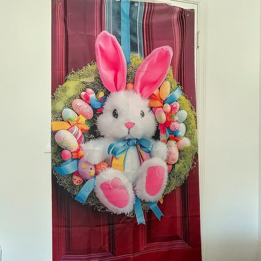 Bunny Door Decor